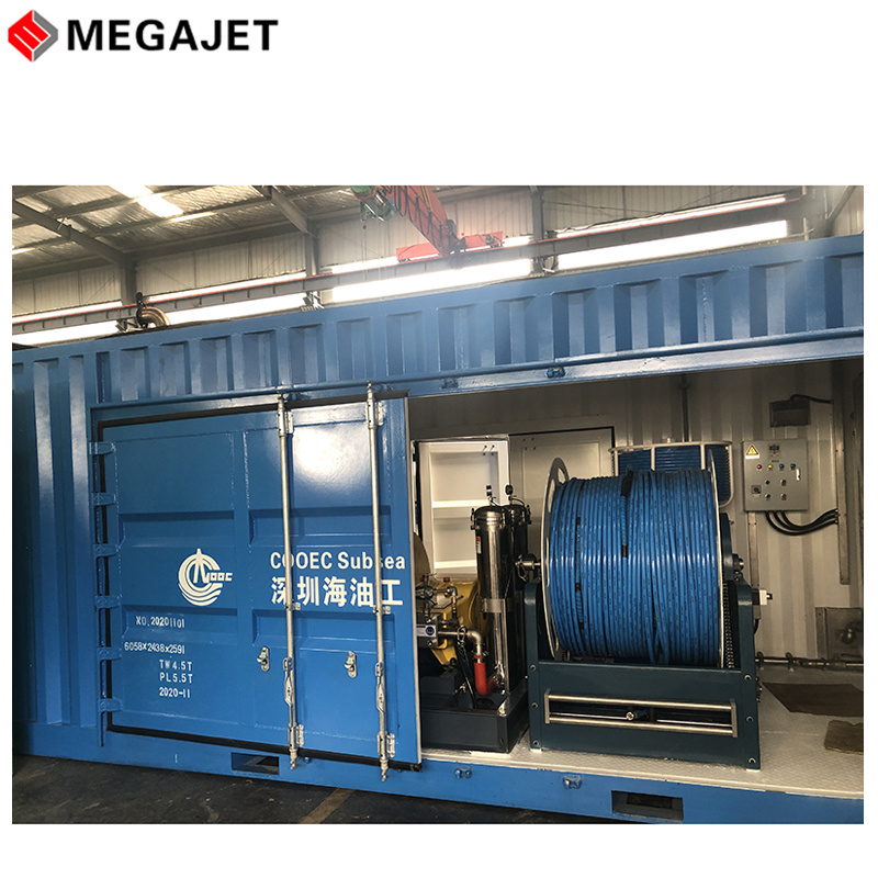 1400 Bar 90L Diesel Industrial Unit High Pressure Cleaning Machine/UHP Cleaner 