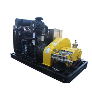 20000psi (1379bar) 110HP Diesel Power High Pressure Tube Water Cleaning Machine 